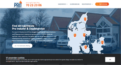 Desktop Screenshot of pro-skadeservice.dk